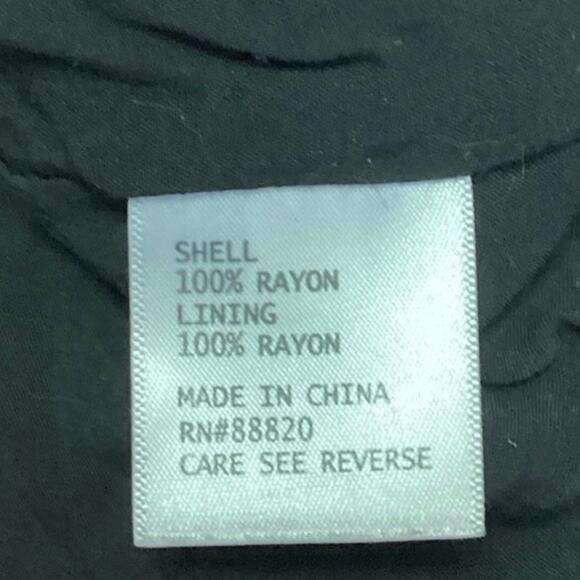 Cynthia Rowley Black Multicolor Floral Print Zip Up Bomber Coat Jacket Size S - Picture 5 of 5